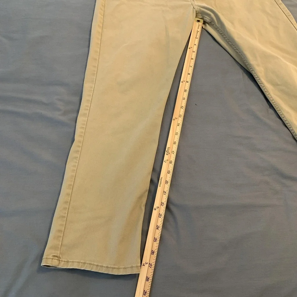 Levis 511 Jeans‎ Mens 38x30 Beige Light Wash Slim Straight Stretch Denim Pants